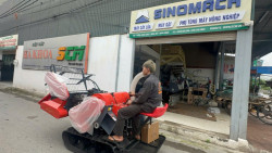 Máy gặt đập liên hợp mini SINOMACH HK-1.4 BLUE#5
