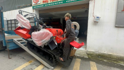 Máy gặt đập liên hợp mini SINOMACH HK-1.4 BLUE#3