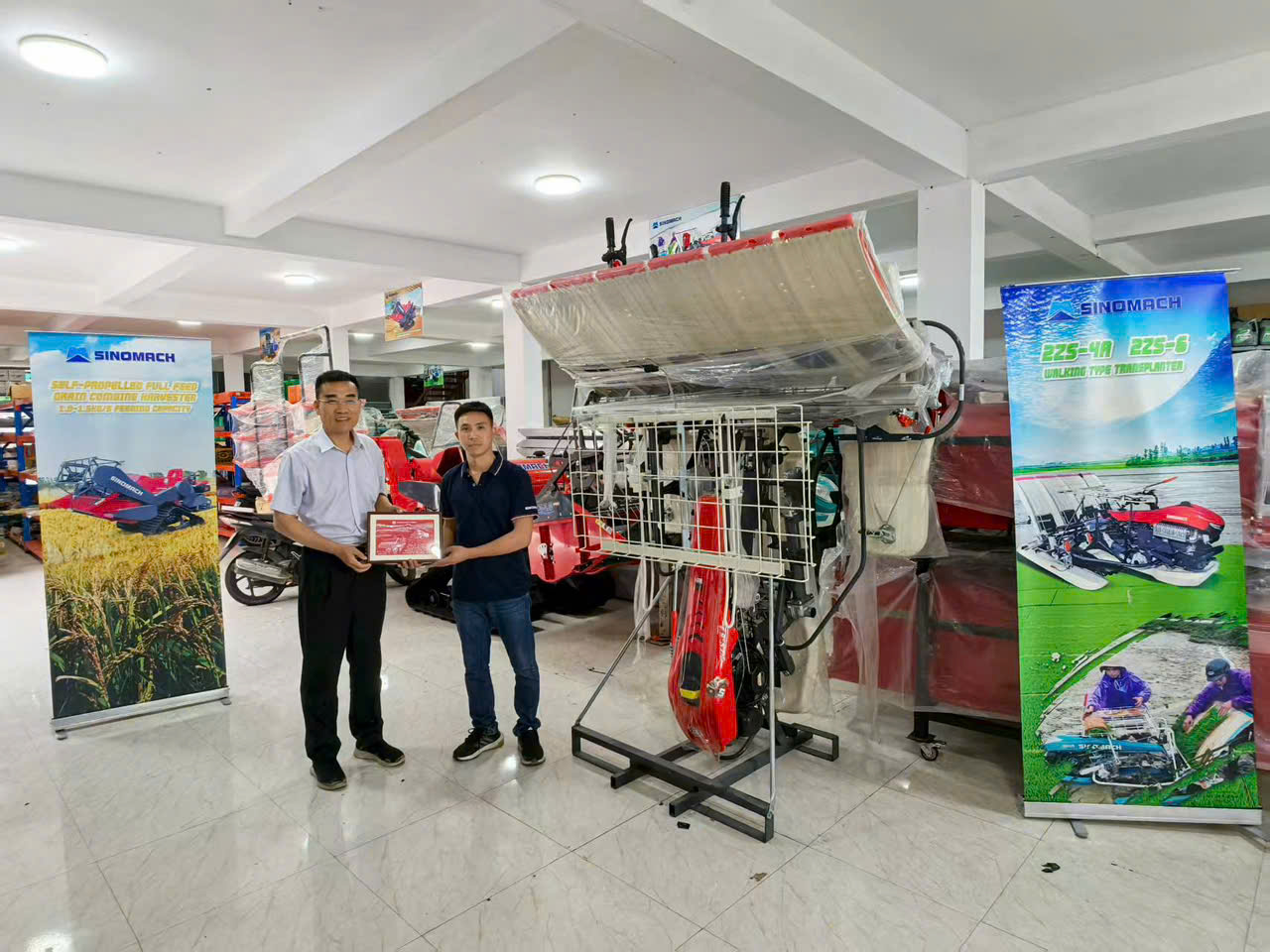 Máy cấy lúa đi bộ 4 hàng SINOMACH SCM 2ZS-4A